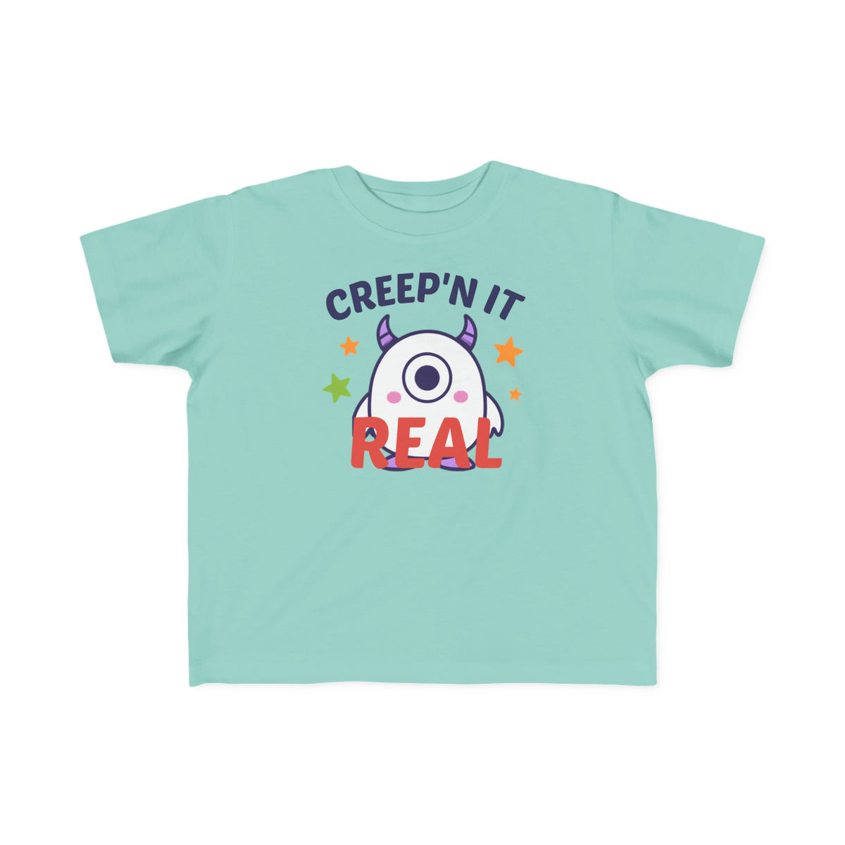 Toddler T-Shirt - "Creep'n It Real" Cute Monster