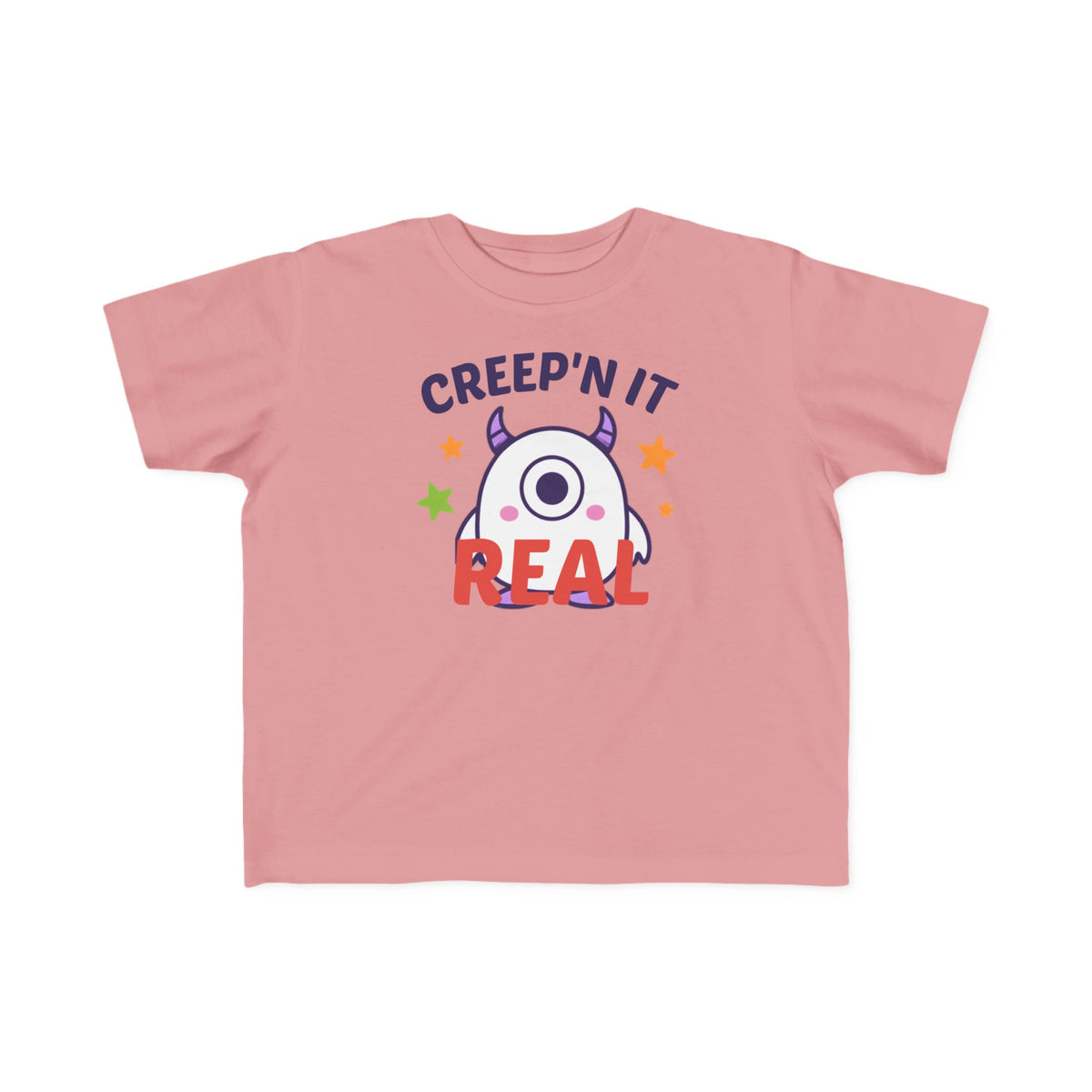 Toddler T-Shirt - "Creep'n It Real" Cute Monster