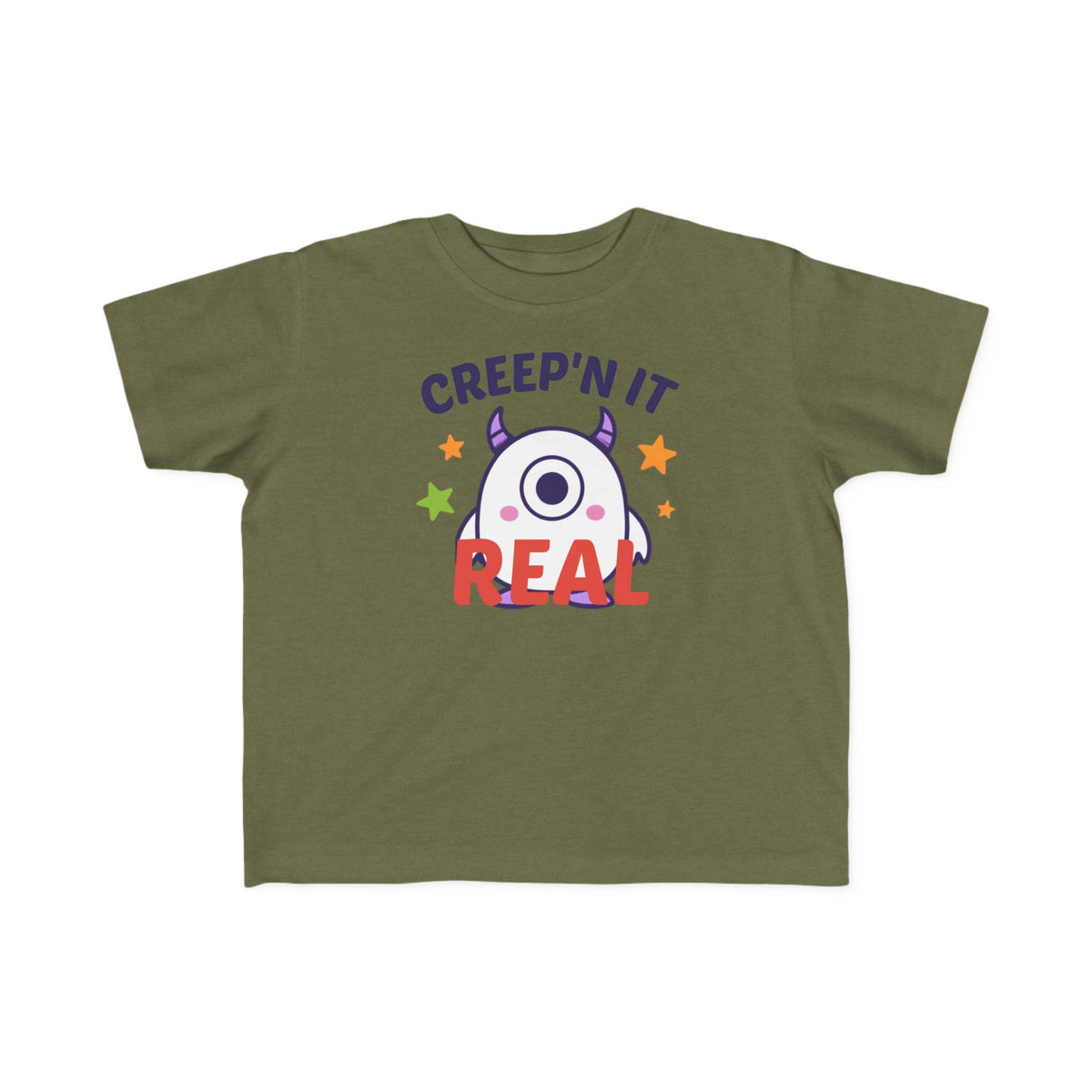 Toddler T-Shirt - "Creep'n It Real" Cute Monster