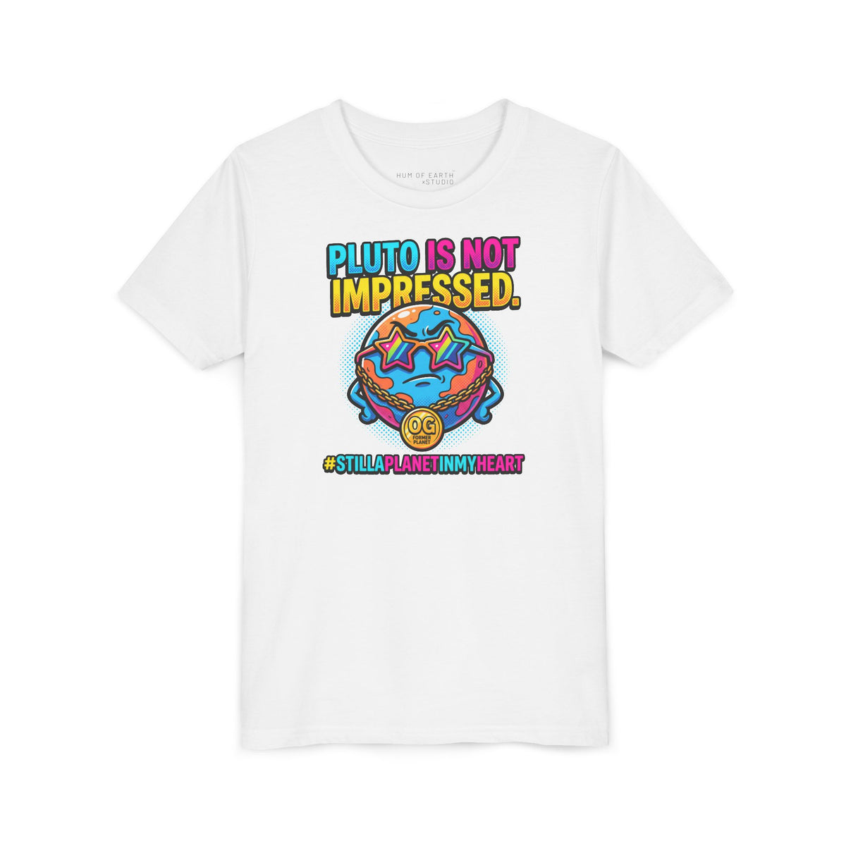 Youth T-Shirt - "Pluto Is Not Impressed"