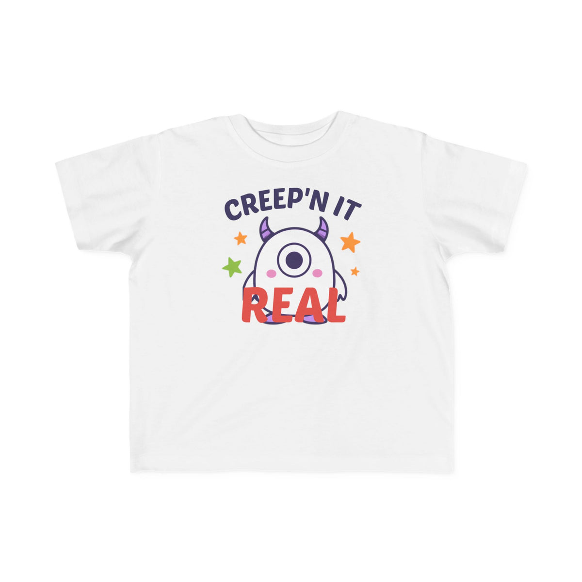 Toddler T-Shirt - "Creep'n It Real" Cute Monster