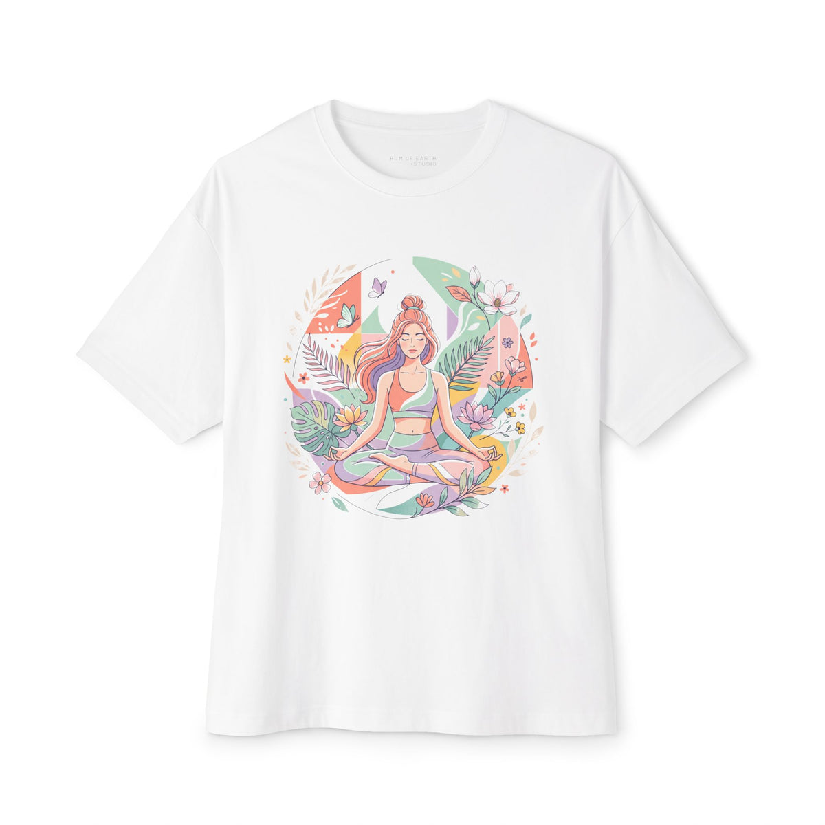 T-Shirt - Yoga Meditation Pastel Lotus Girl