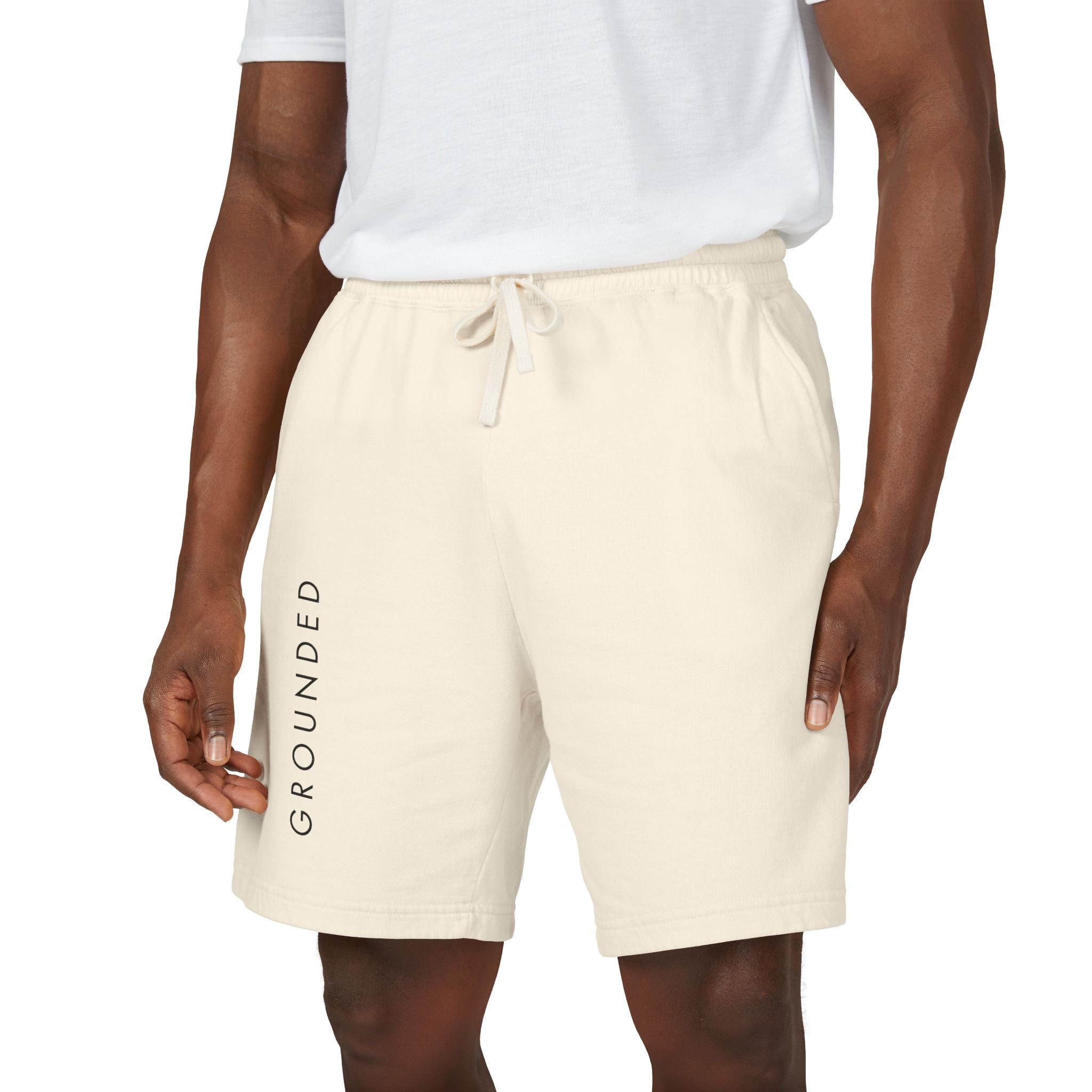 Grounded Fleece Sweat Shorts — Lightweight Garment-Dyed Lounge Shorts