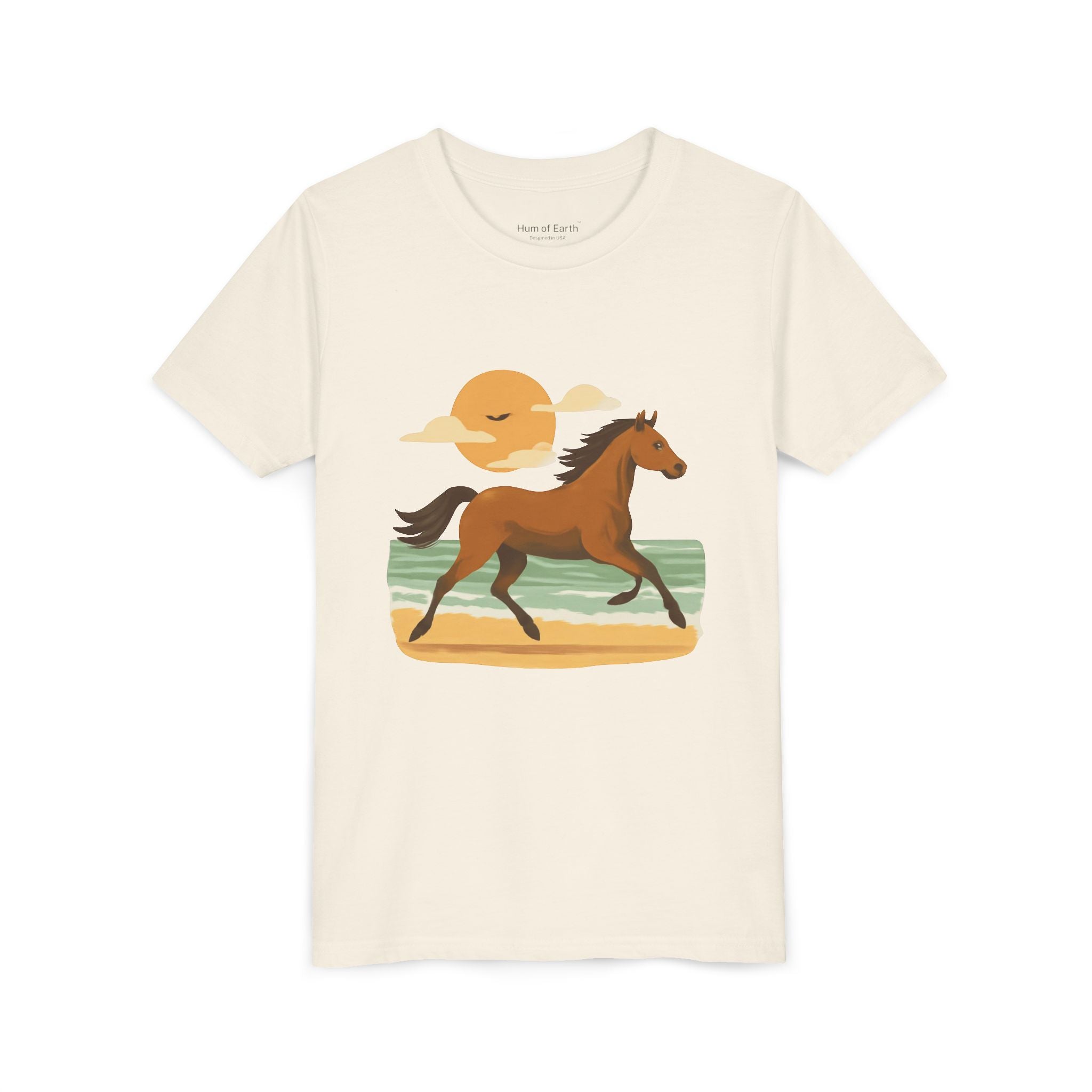 Youth T-Shirt - Running Horse Sunset