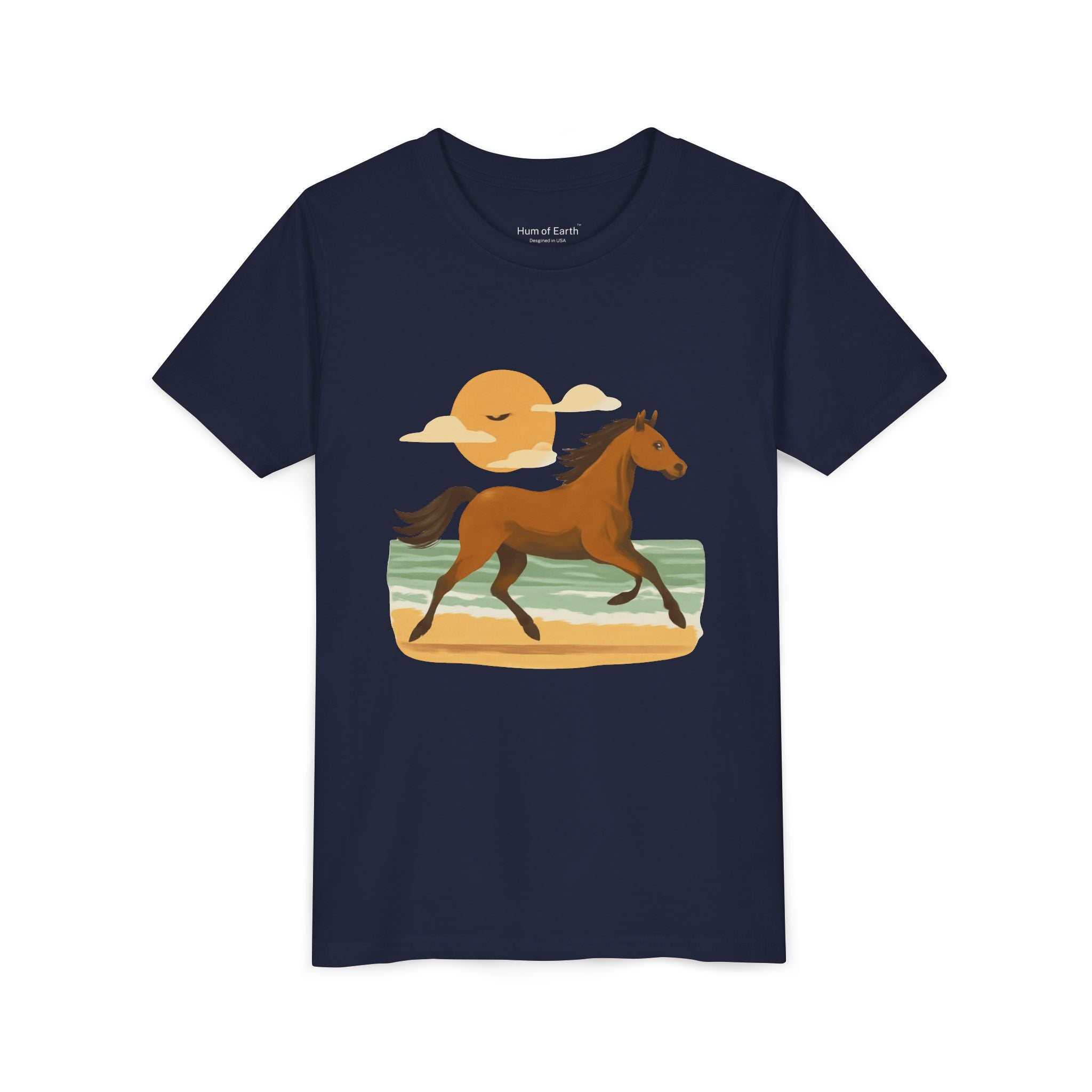 Youth T-Shirt - Running Horse Sunset