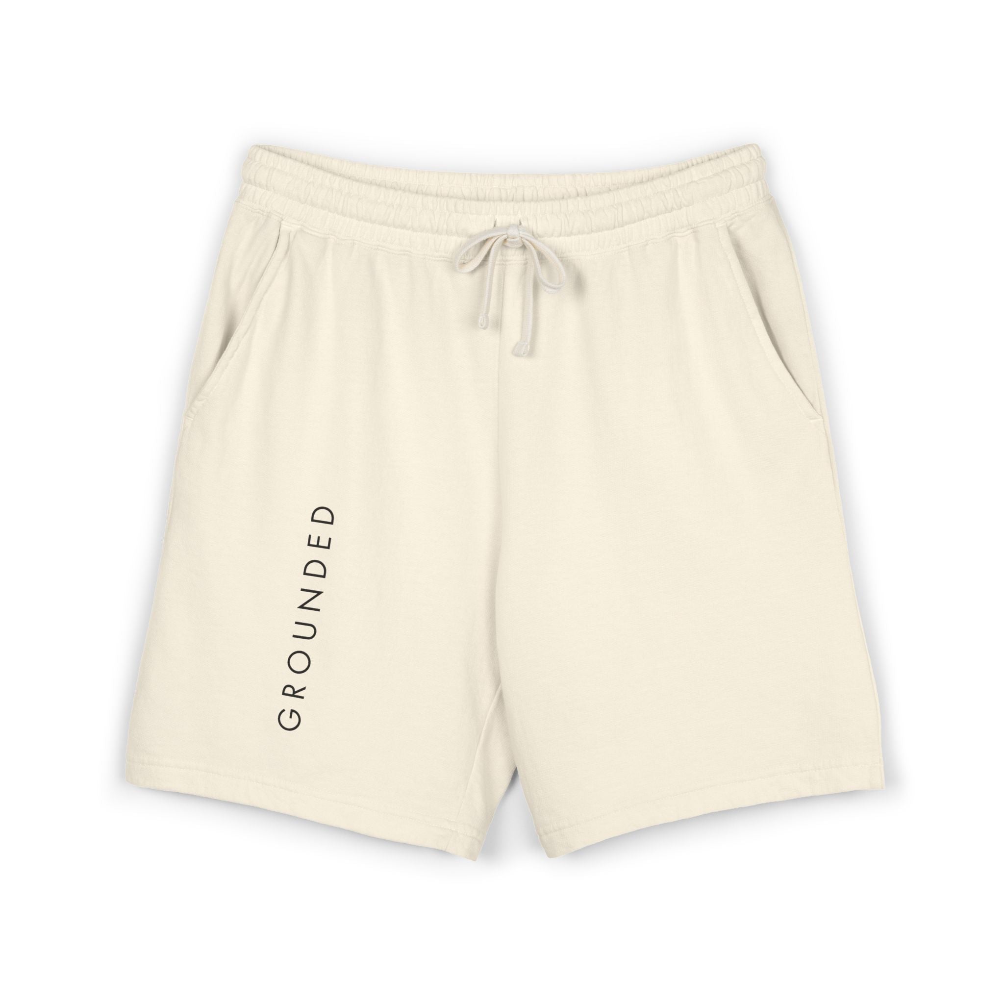 Grounded Fleece Sweat Shorts — Lightweight Garment-Dyed Lounge Shorts