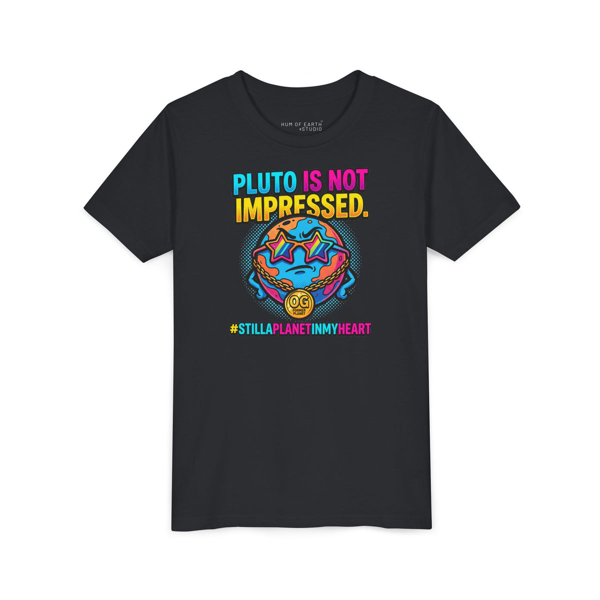 Youth T-Shirt - "Pluto Is Not Impressed"