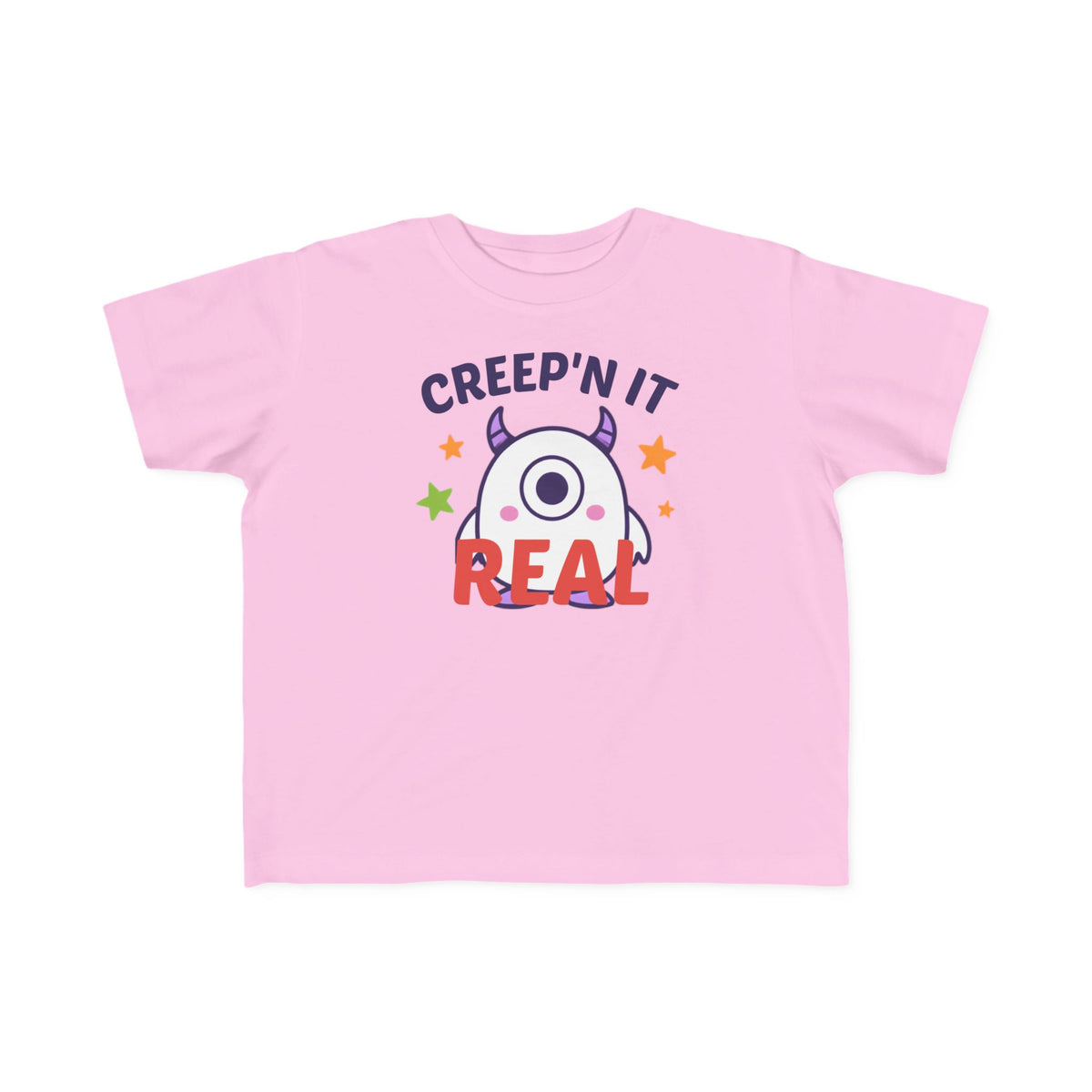 Toddler T-Shirt - "Creep'n It Real" Cute Monster