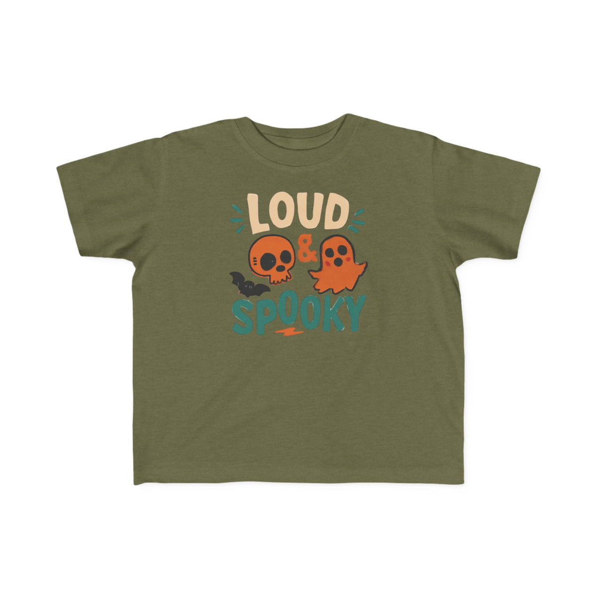 Toddler T-Shirt - "Loud & Spooky" Halloween