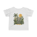Infant Tee — Safari Elephant Jungle Sunset Baby Shirt