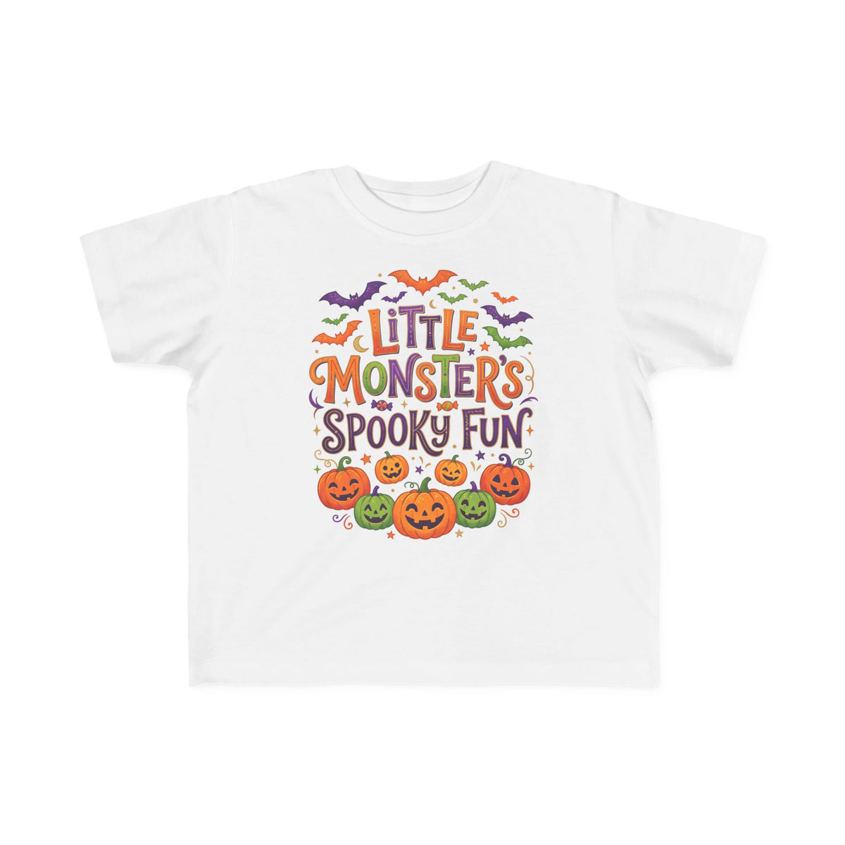 Toddler T-Shirt - "Little Monster's Spooky Fun" Halloween