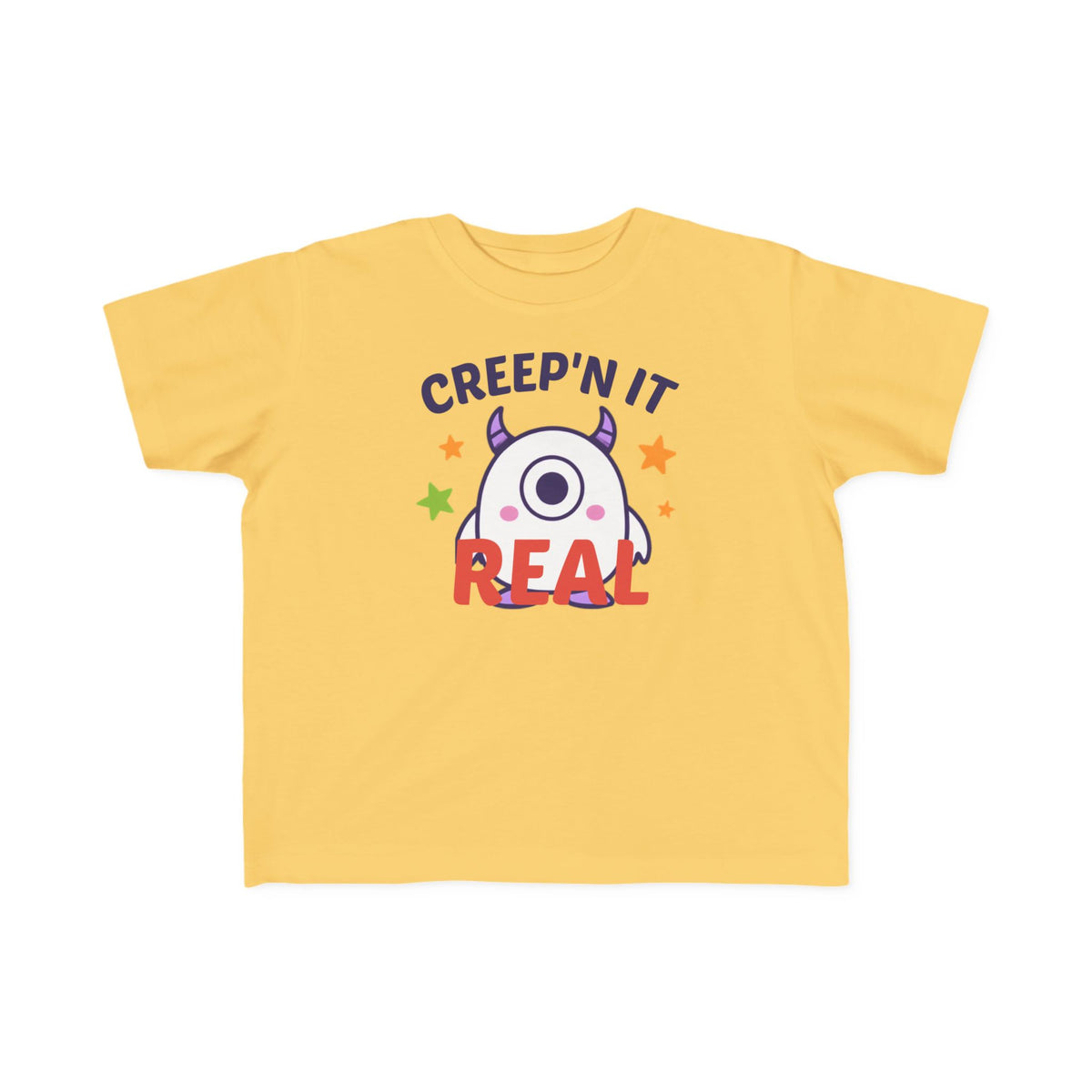 Toddler T-Shirt - "Creep'n It Real" Cute Monster