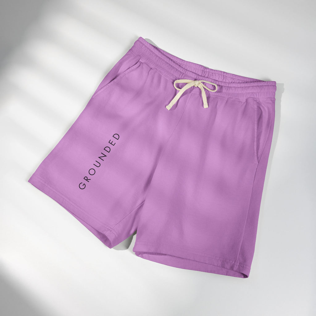 Grounded Fleece Sweat Shorts — Lightweight Garment-Dyed Lounge Shorts
