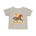 Infant Tee — Running Horse Sunset Graphic