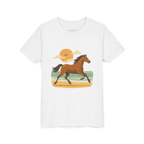 Youth T-Shirt - Running Horse Sunset
