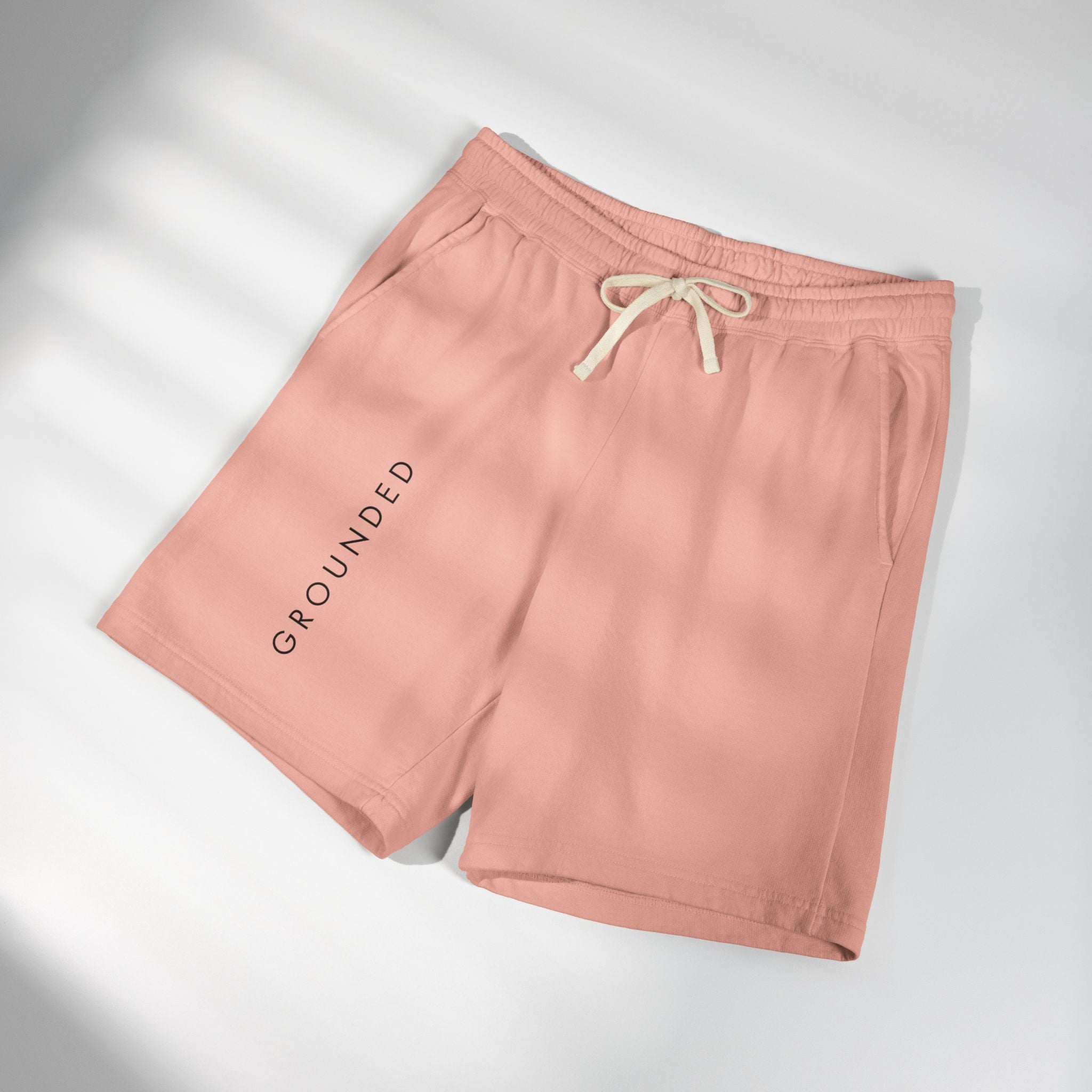 Grounded Fleece Sweat Shorts — Lightweight Garment-Dyed Lounge Shorts