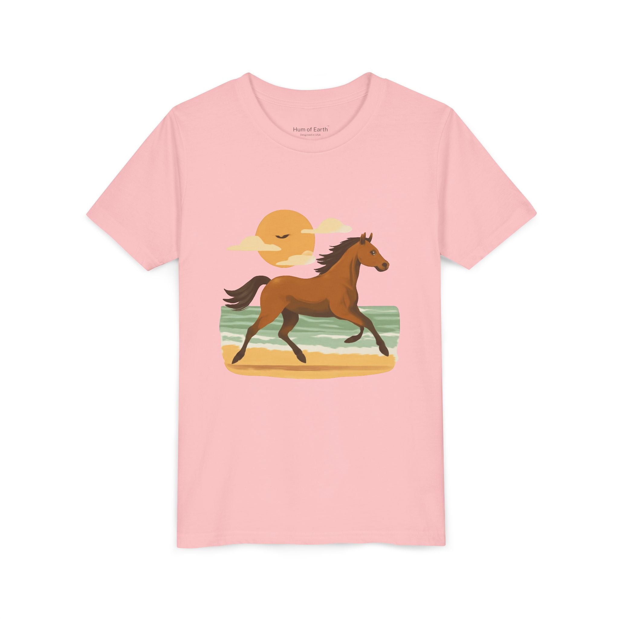 Youth T-Shirt - Running Horse Sunset