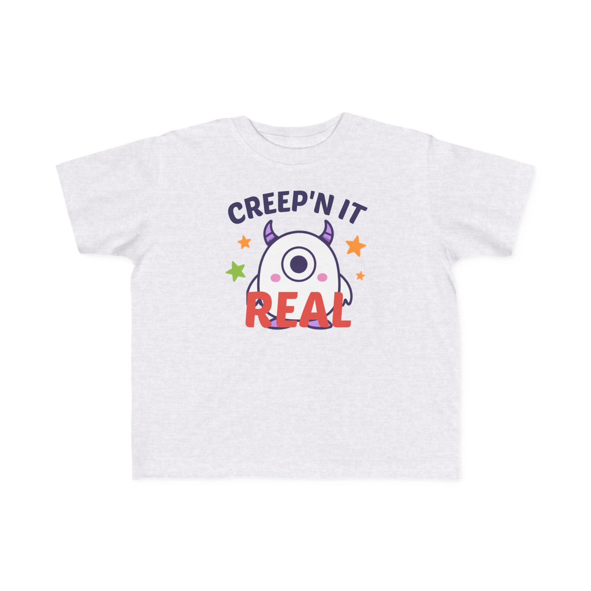 Toddler T-Shirt - "Creep'n It Real" Cute Monster