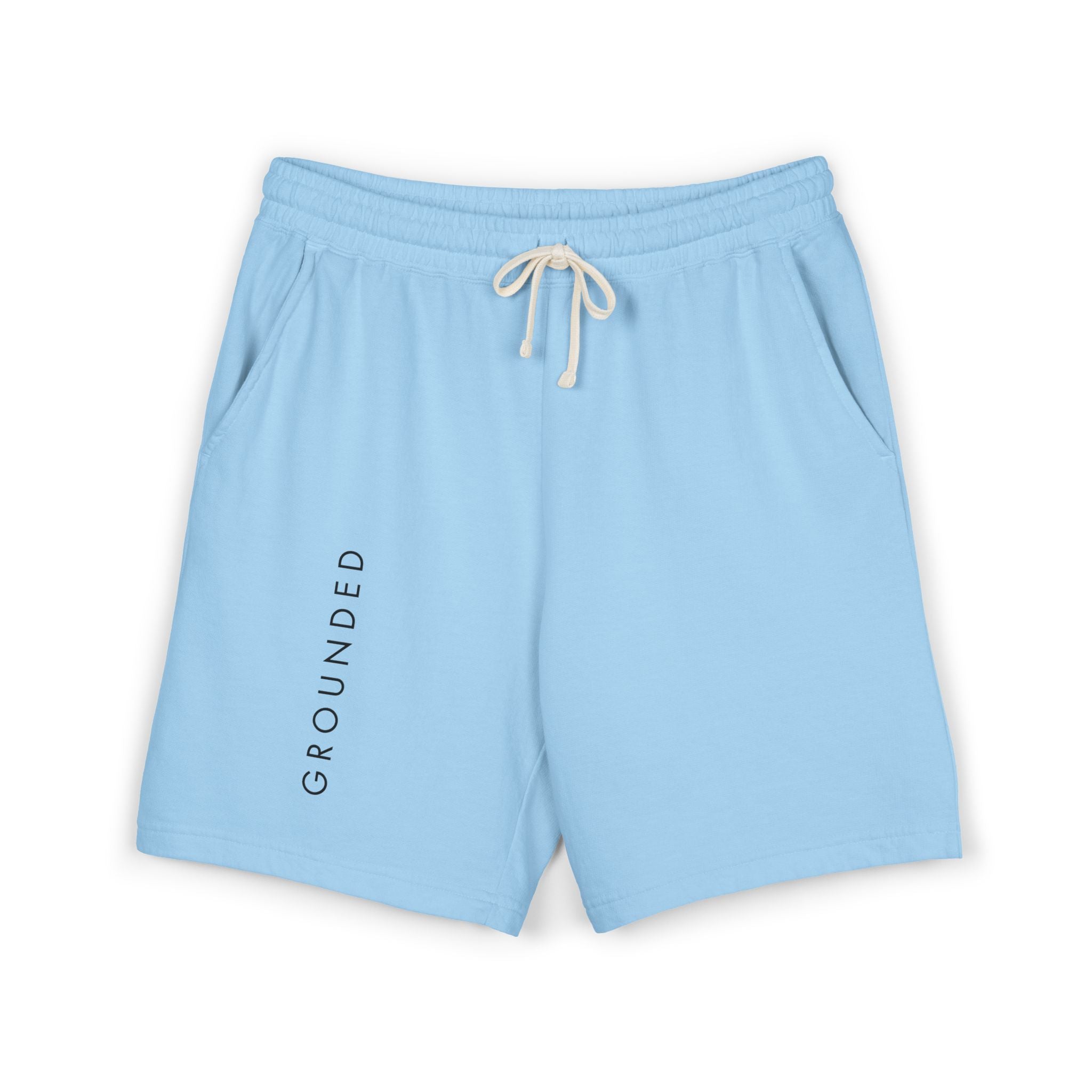Grounded Fleece Sweat Shorts — Lightweight Garment-Dyed Lounge Shorts