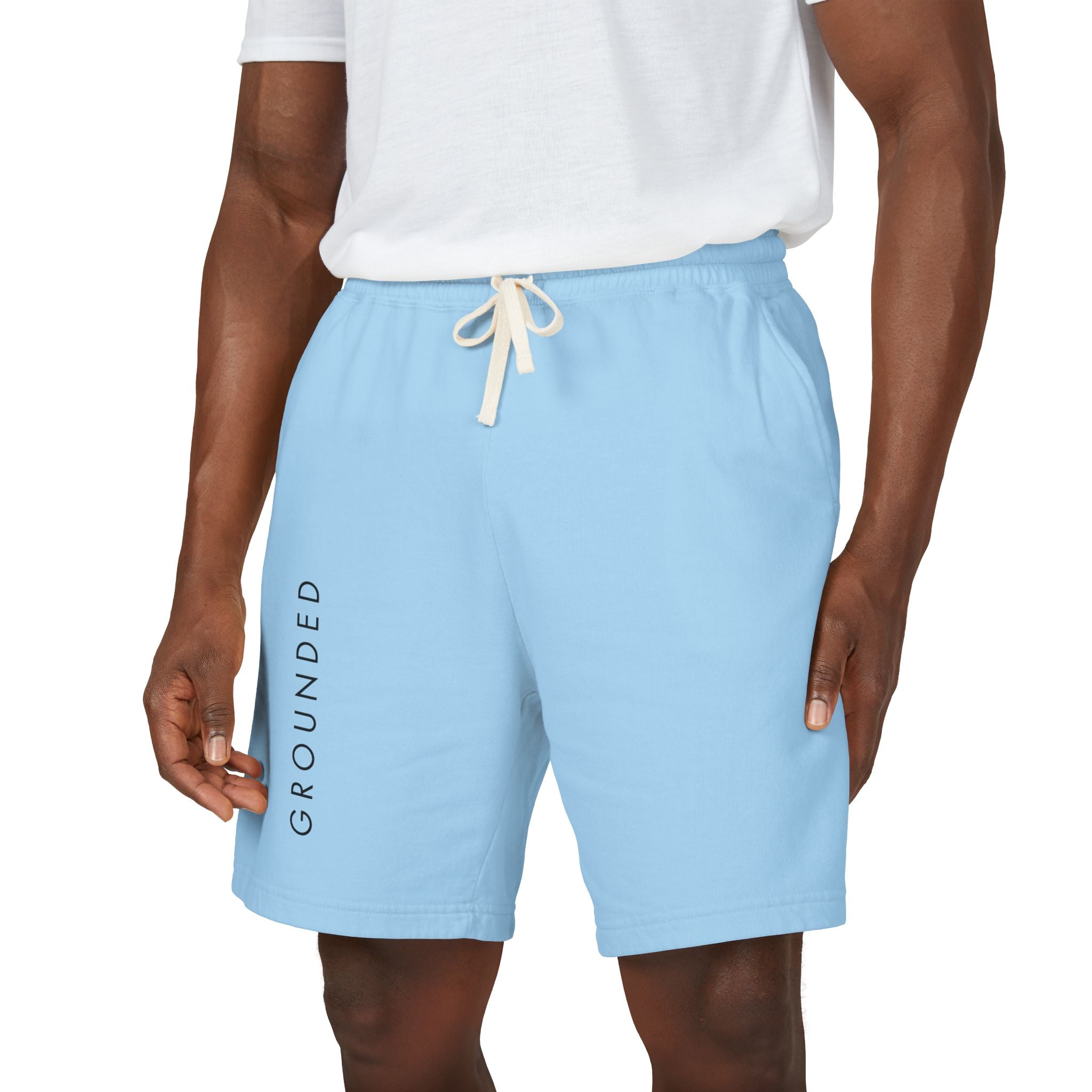 Grounded Fleece Sweat Shorts — Lightweight Garment-Dyed Lounge Shorts