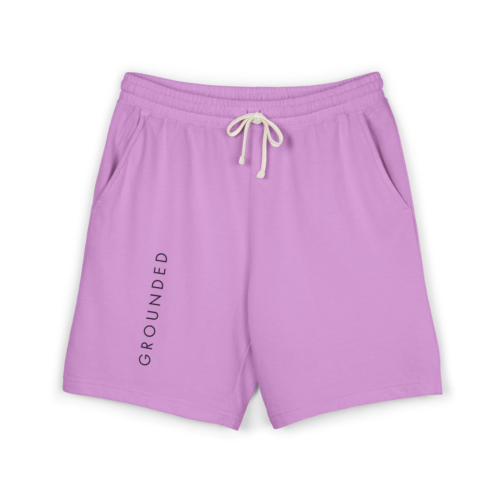 Grounded Fleece Sweat Shorts — Lightweight Garment-Dyed Lounge Shorts