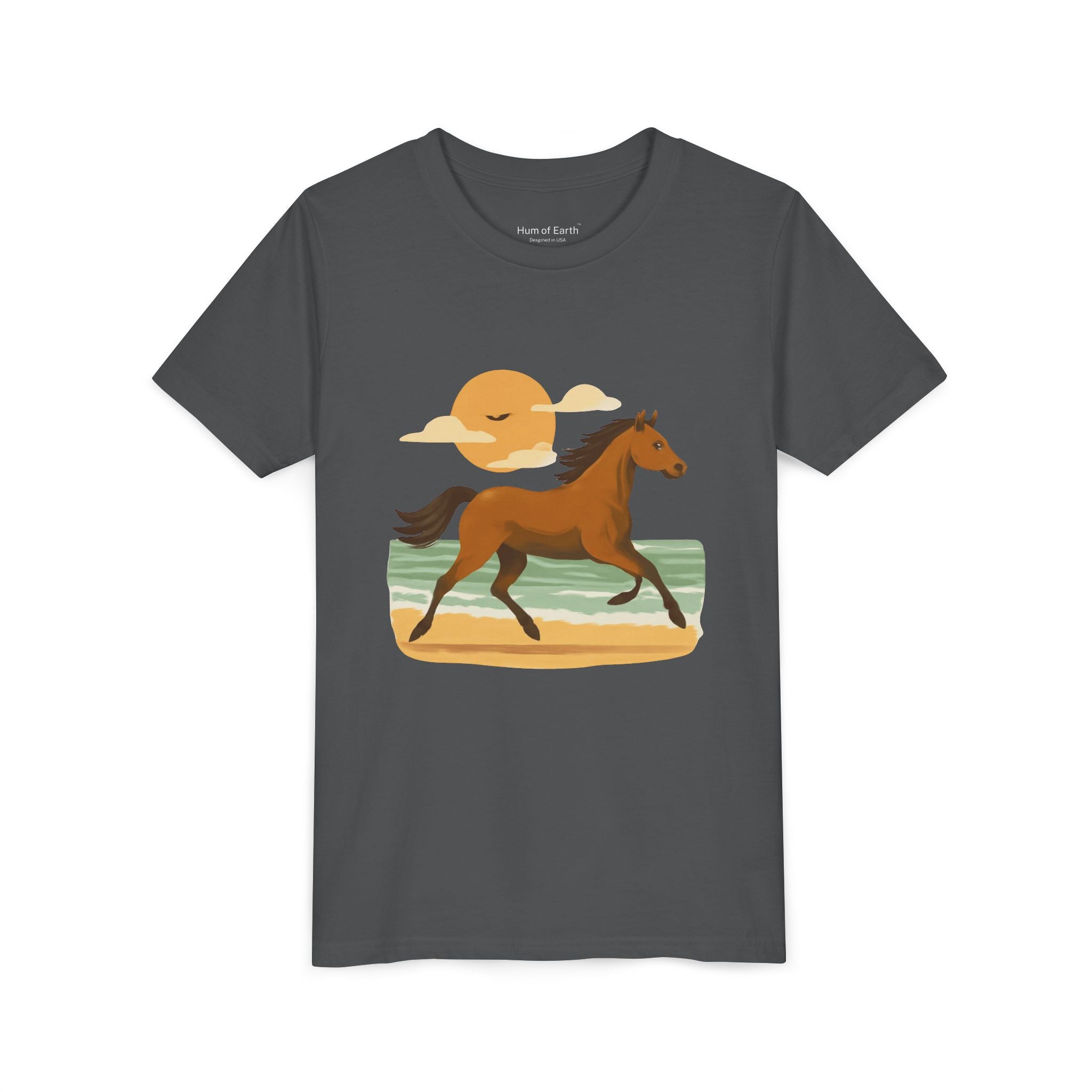 Youth T-Shirt - Running Horse Sunset