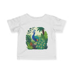 Baby T-Shirt - Colorful Peacock Jungle