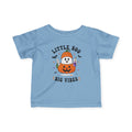 Infant T-Shirt - "Little Boo Big Vibes" Halloween Ghost Pumpkin