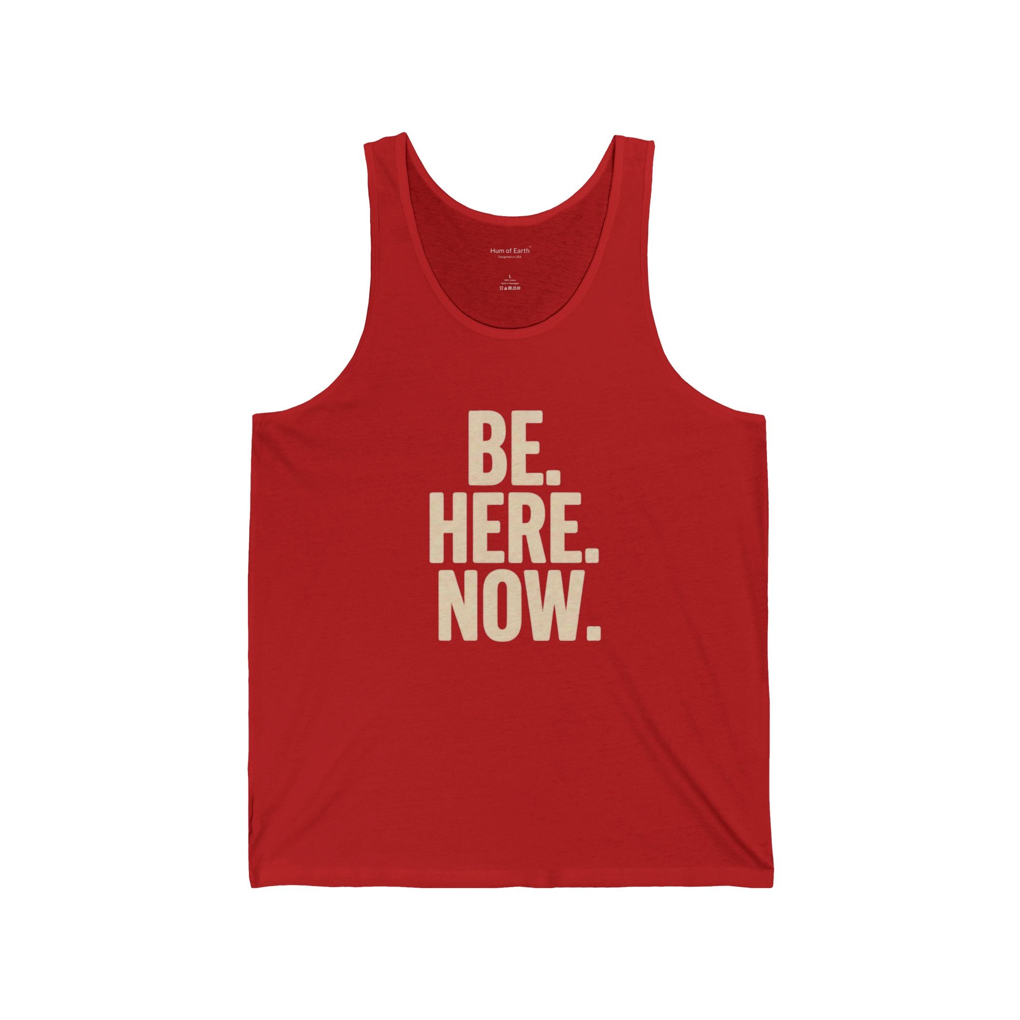 'Be Here Now' Jersey Tank Top