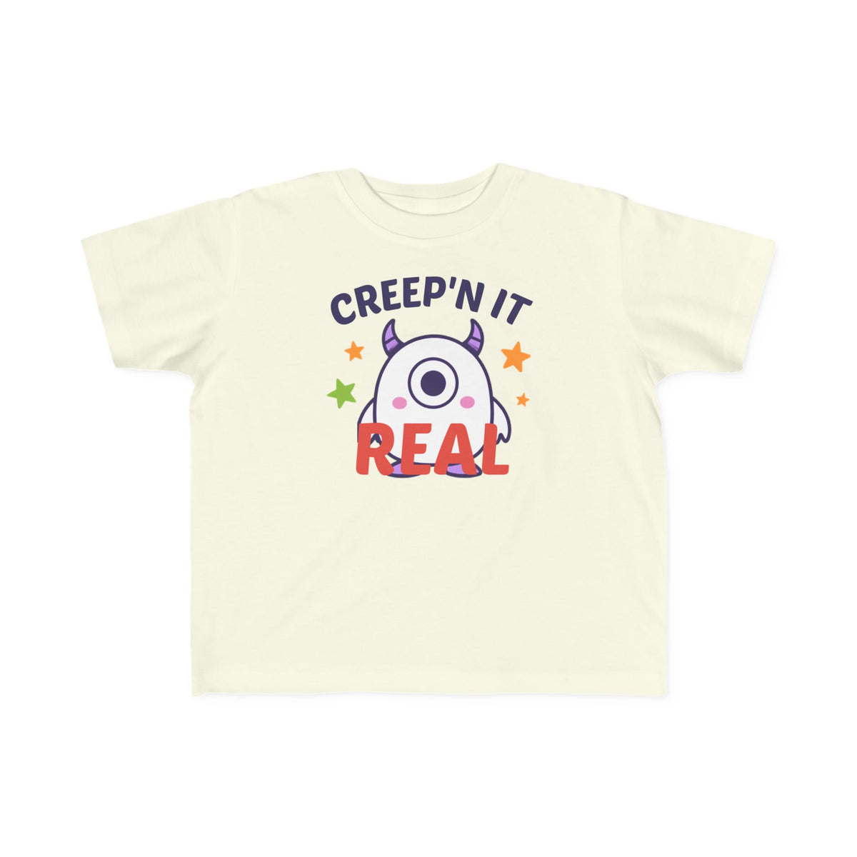 Toddler T-Shirt - "Creep'n It Real" Cute Monster
