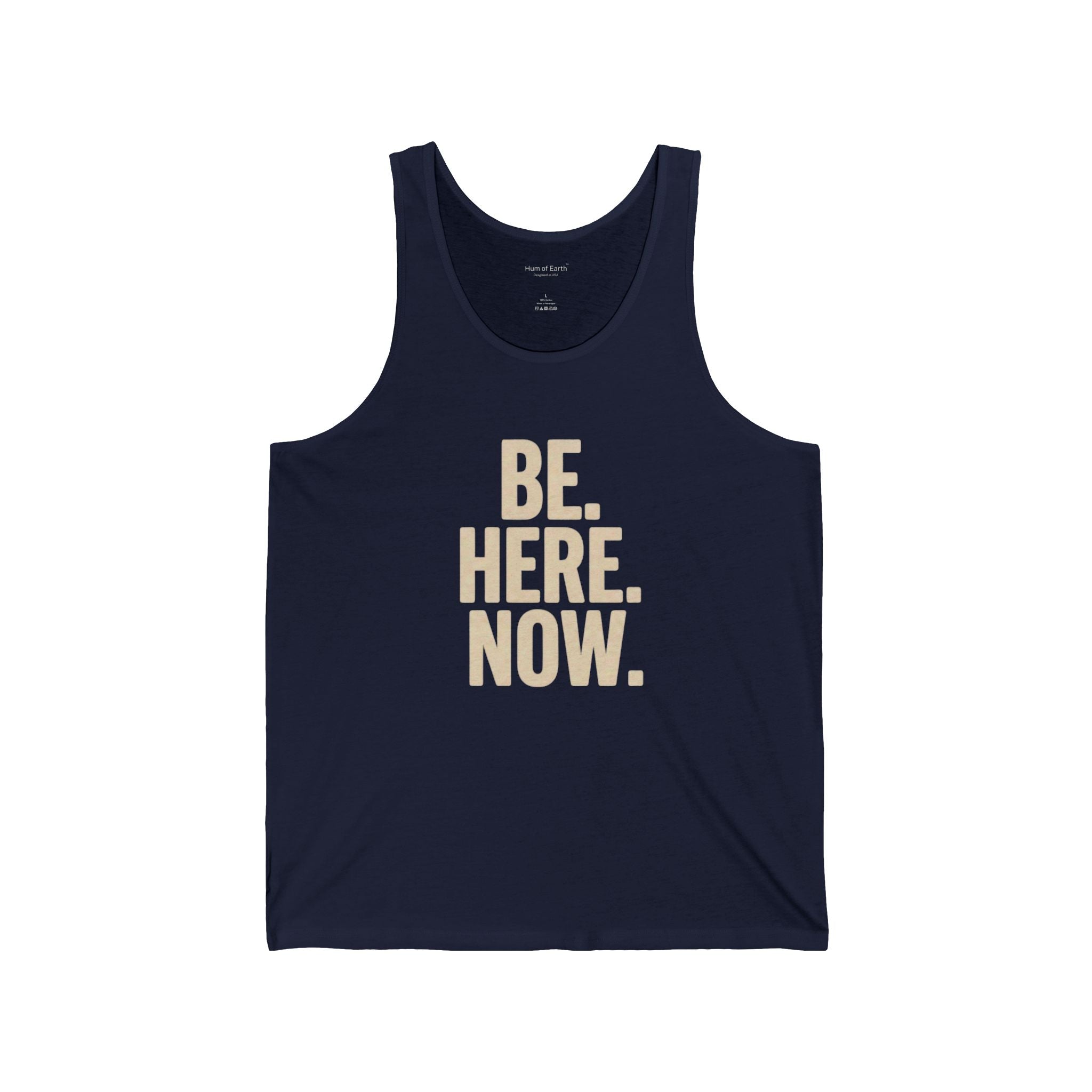 'Be Here Now' Jersey Tank Top