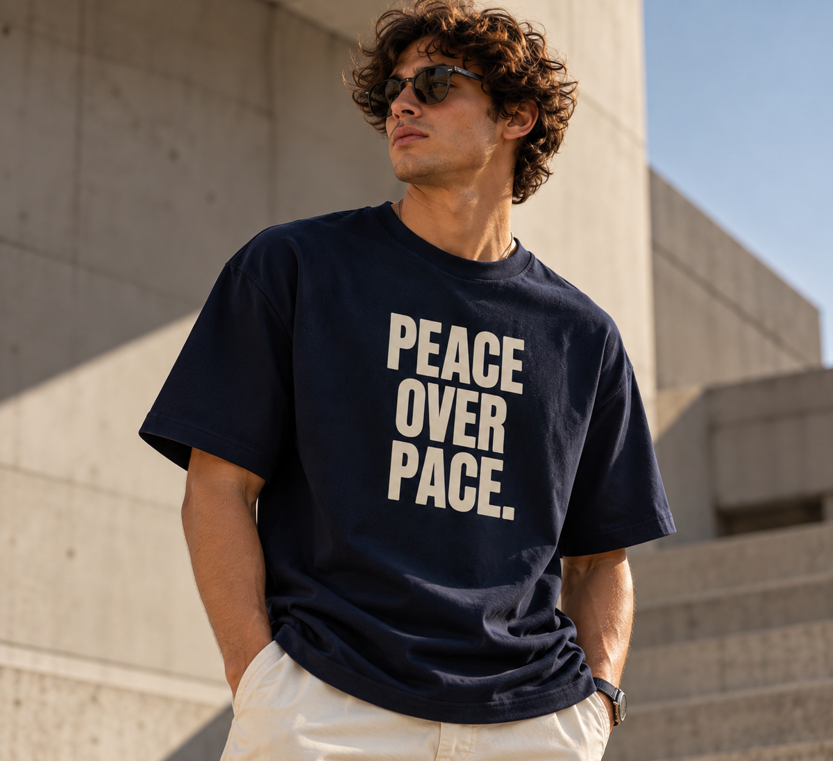 T- Shirt - PEACE. OVER. PACE.